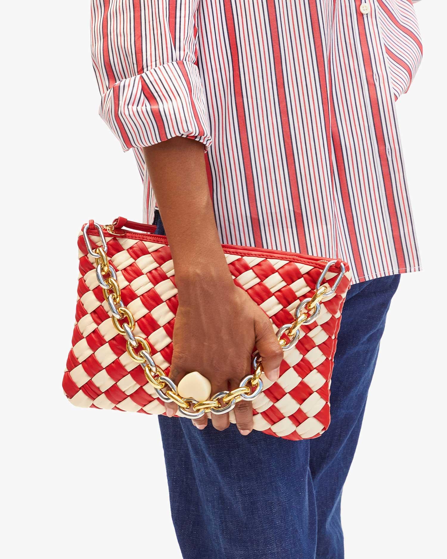 Flat Clutch w/ Tabs-Handbags-Happy on Main