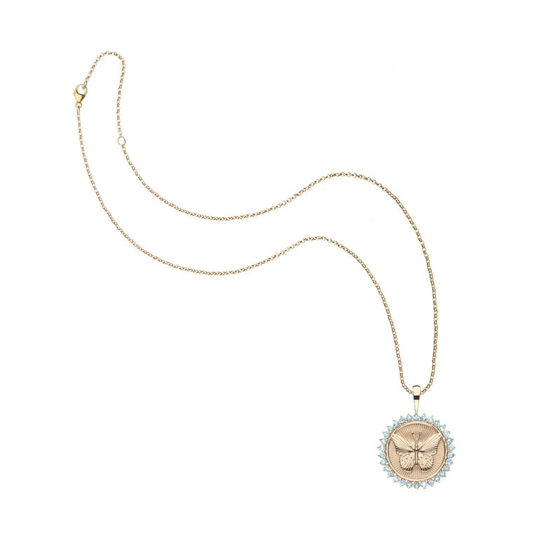 FREE Petite Embellished Coin - 16-18" Classic Rolo Chain-Jane Win-Happy on Main