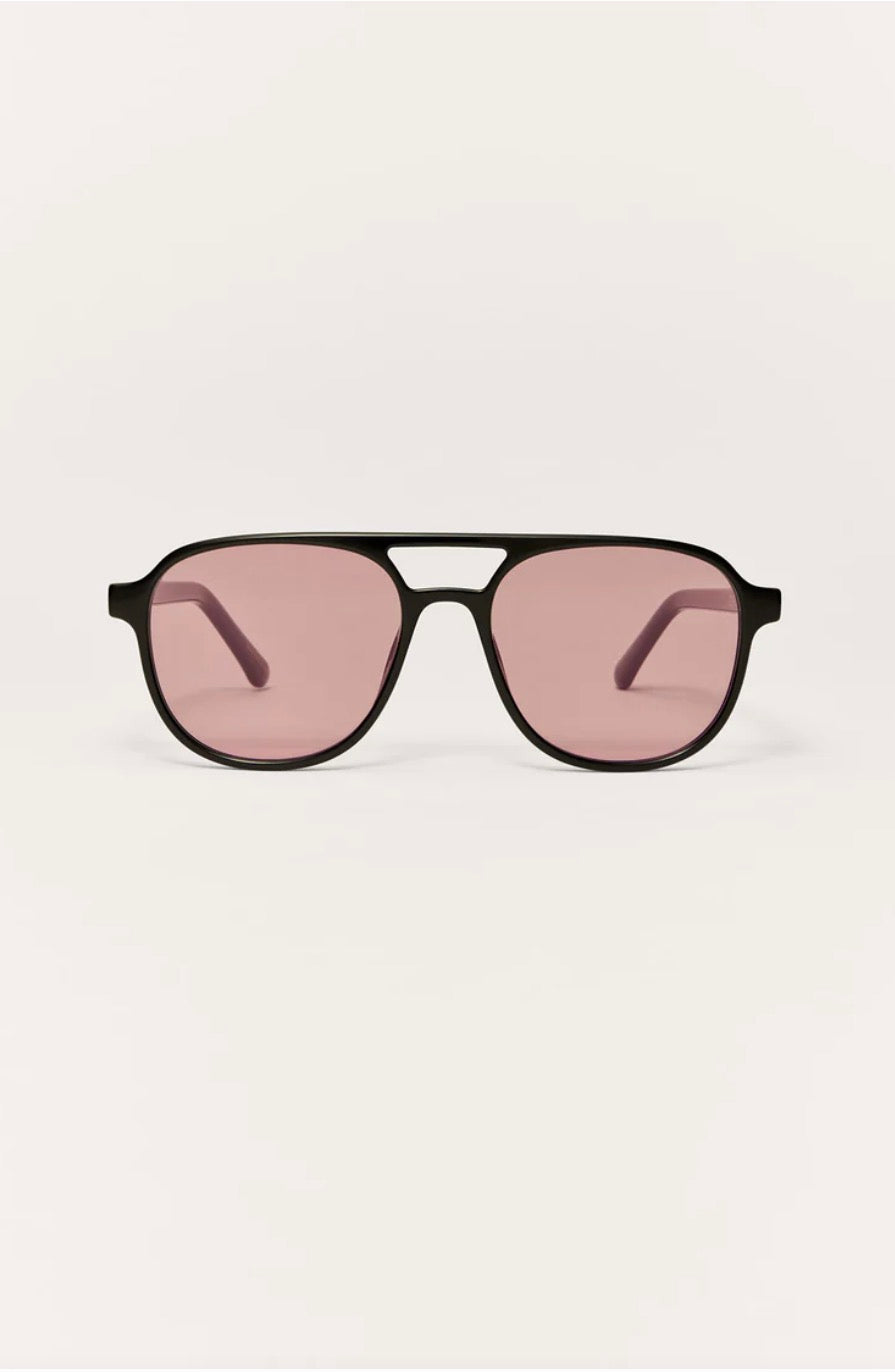 Tourist - Polished Black Pink Polarized