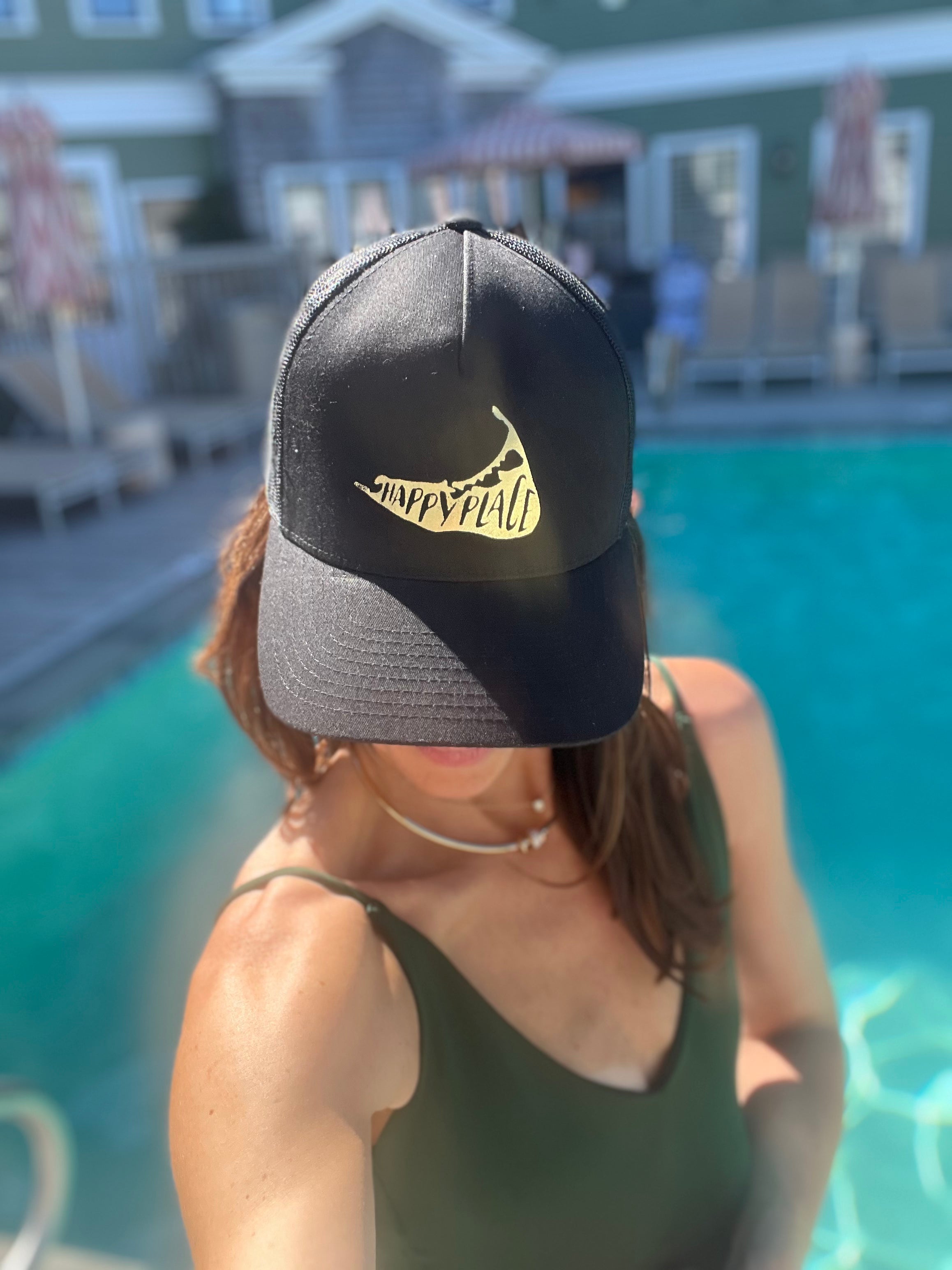 HAPPY PLACE HAT by Holly Ruth Finigan-Happy Merch-Happy on Main