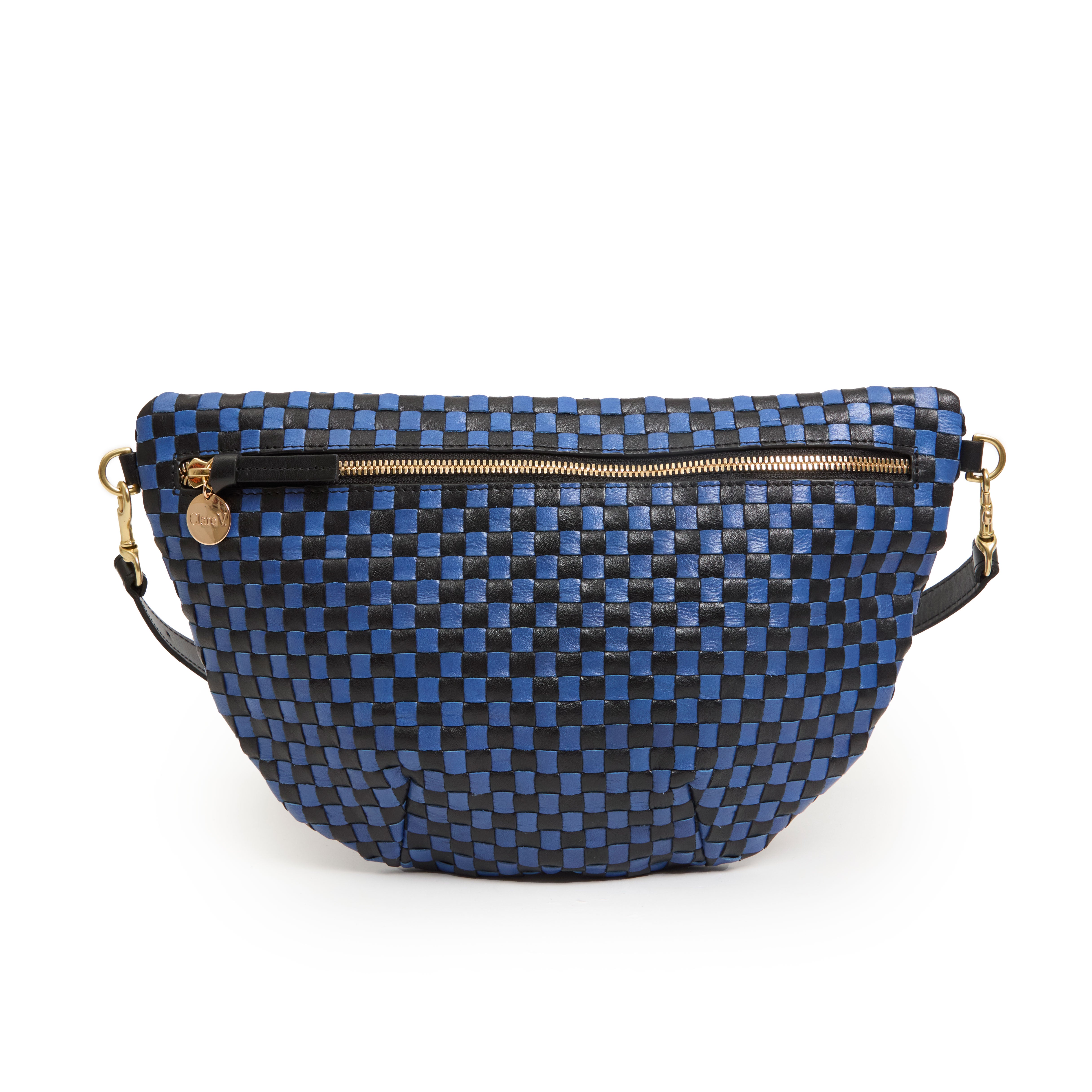 Grande Fanny - Woven Checker-Handbags-Happy on Main
