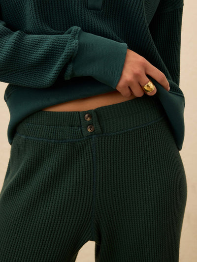 Apres Waffle Pant - Seamoss-Faherty-Happy on Main