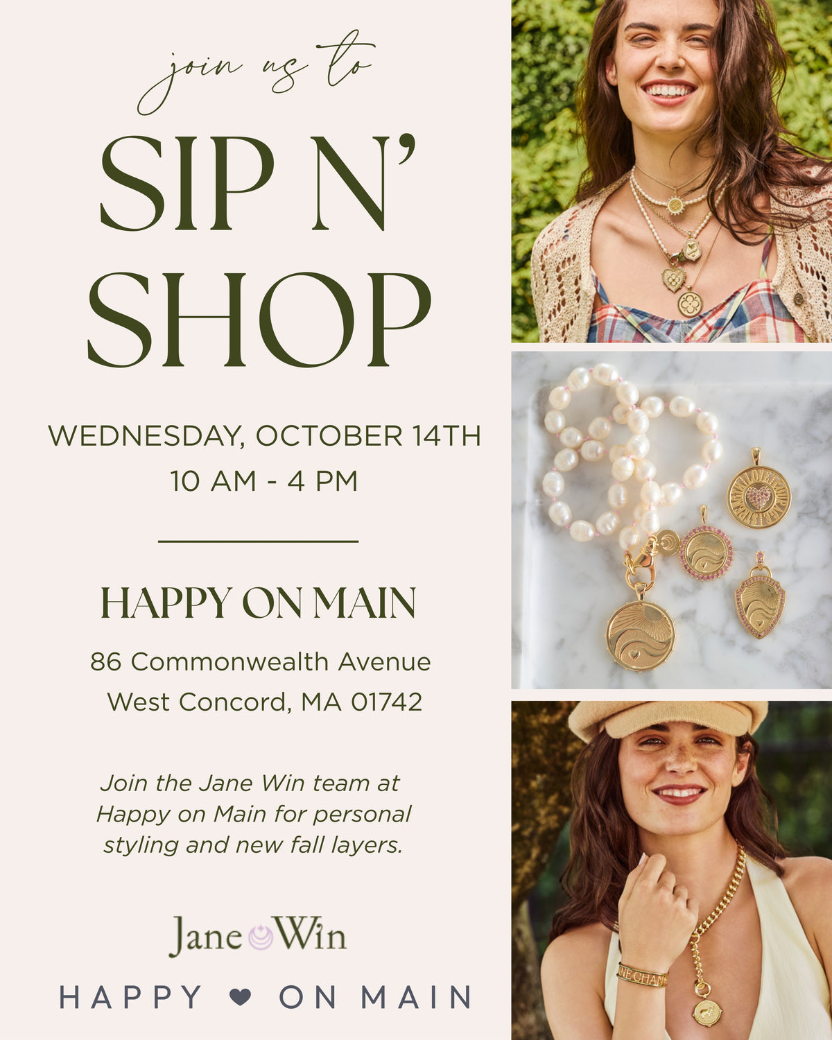 A Day with Jane Win | Wednesday, October 14th