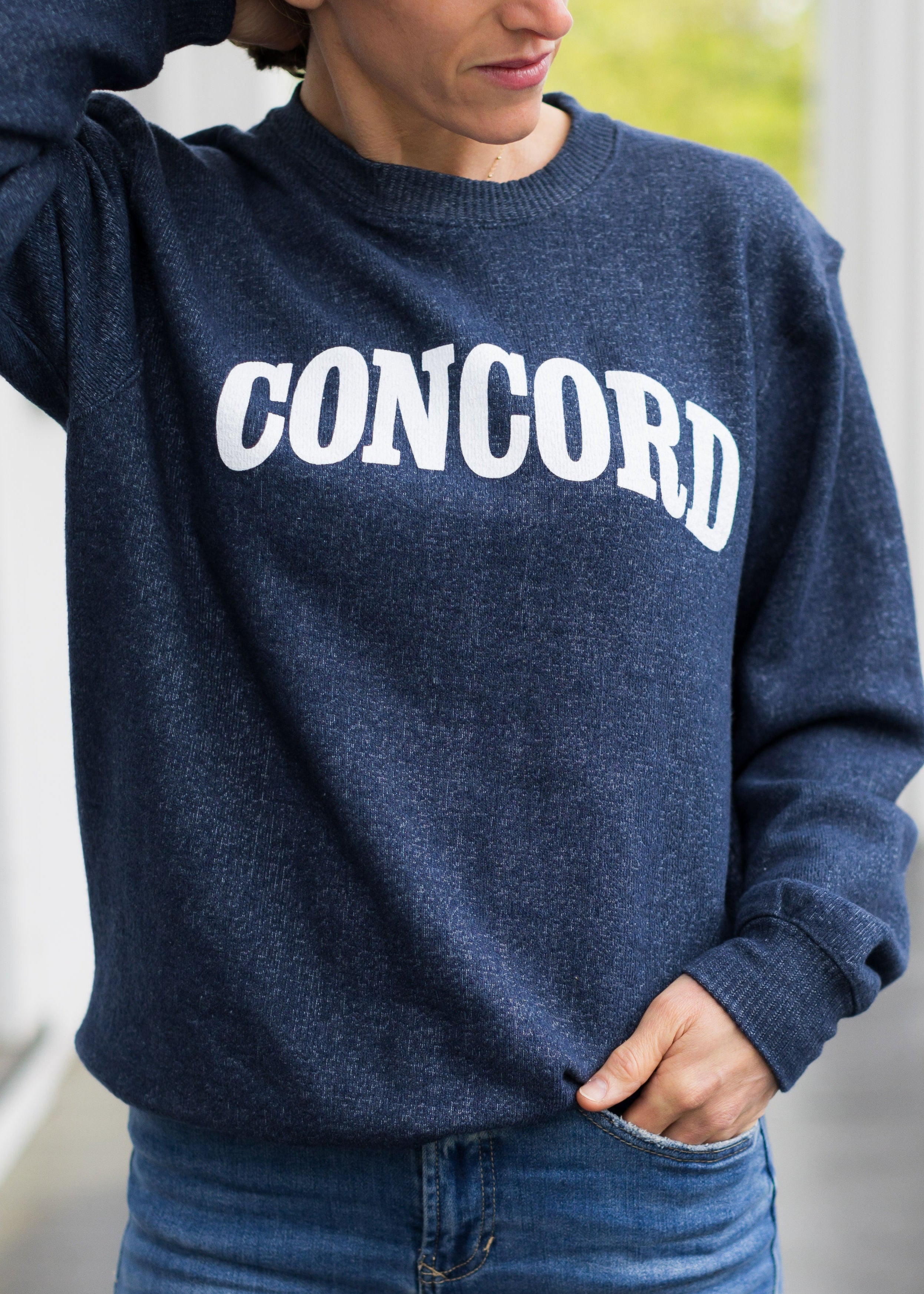 Unisex Concord Cozy Crew - Latte-Happy Merch-Happy on Main