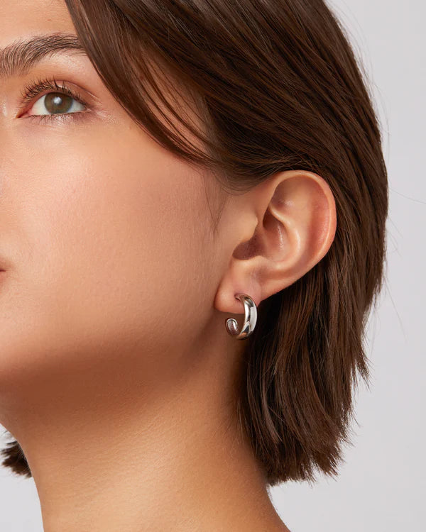 Staple Hoop Earrings - Small-Jenny Bird-Happy on Main