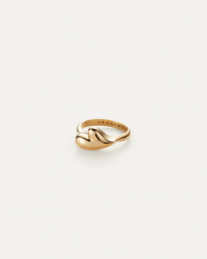 Puffy Heart Signet Ring-Jenny Bird-Happy on Main