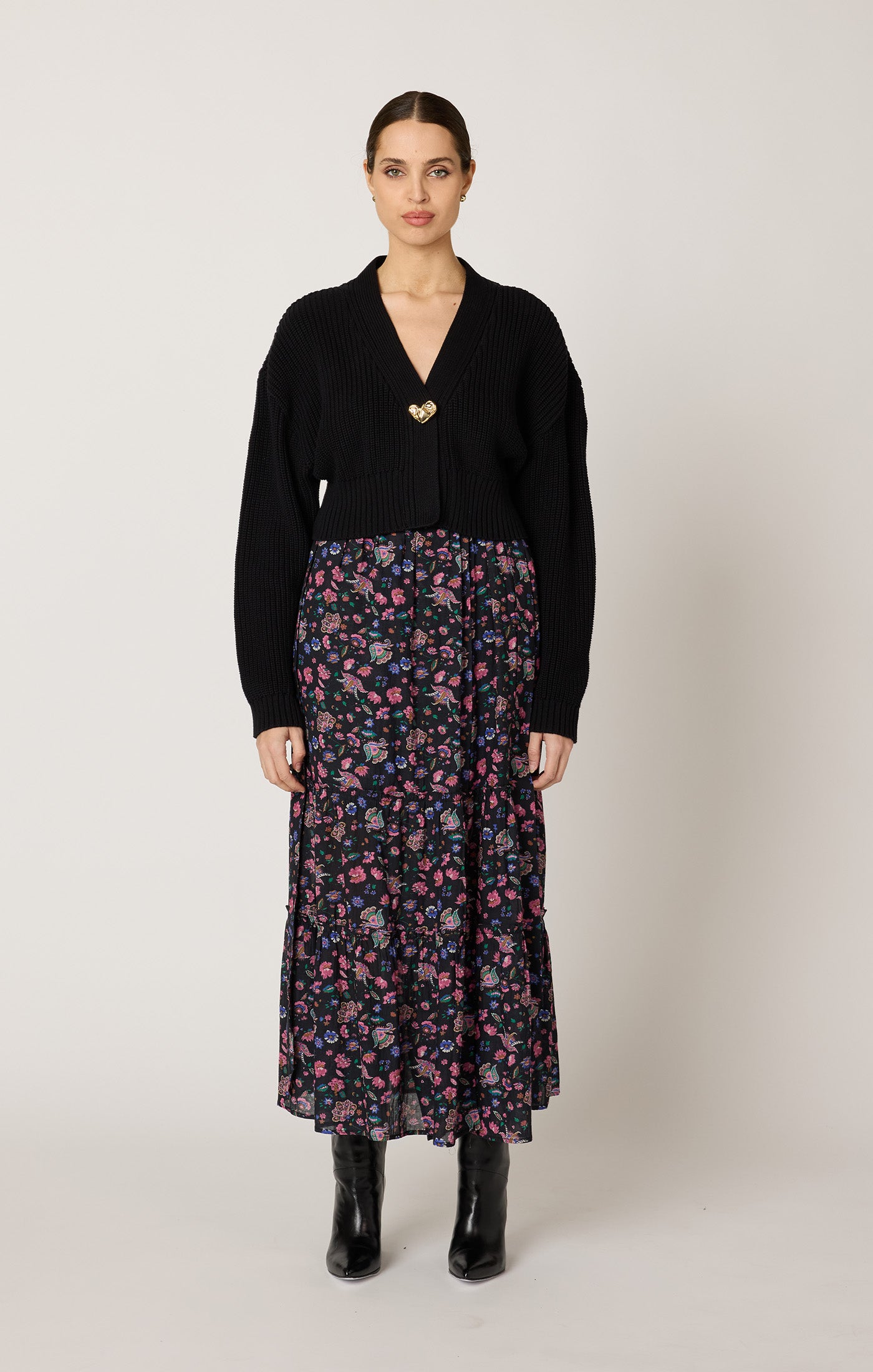 Kitty Ankle Skirt-Skirts-Happy on Main