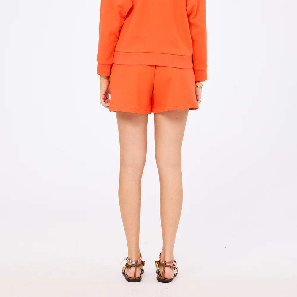 Barb Sweatshort - Lobster-Kerri Rosenthal-Happy on Main