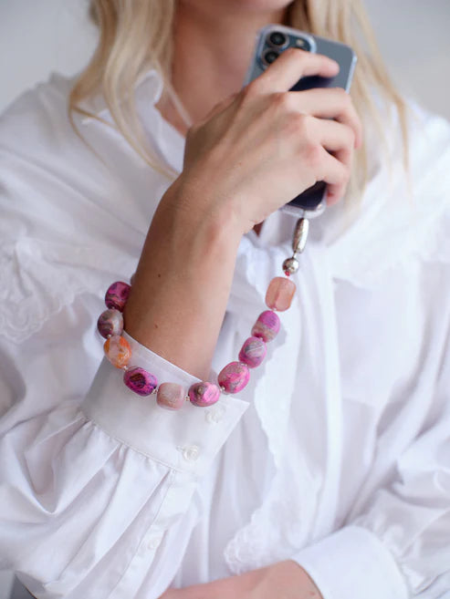 Large Cut Gemstone Wristlet-Ossa-Happy on Main