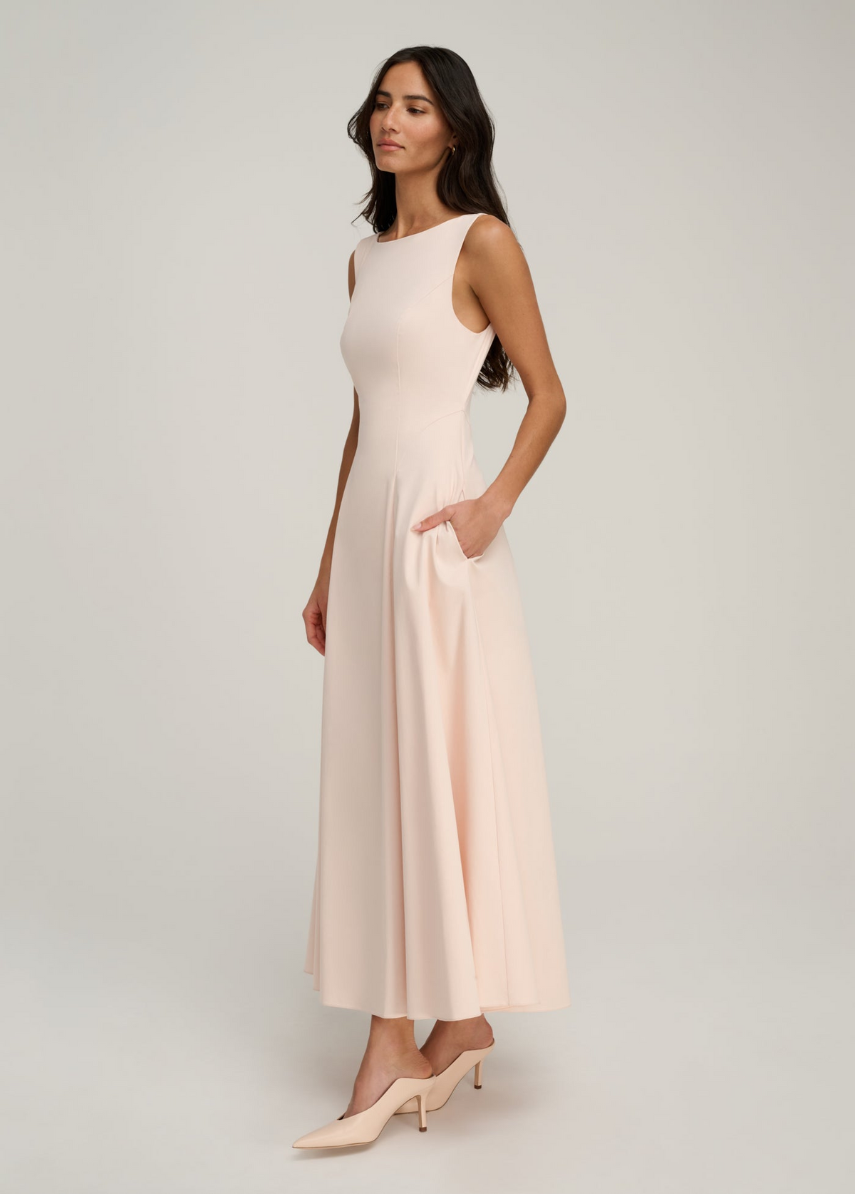 The Catherine Dress - Pale Pink-Favorite Daughter-Happy on Main