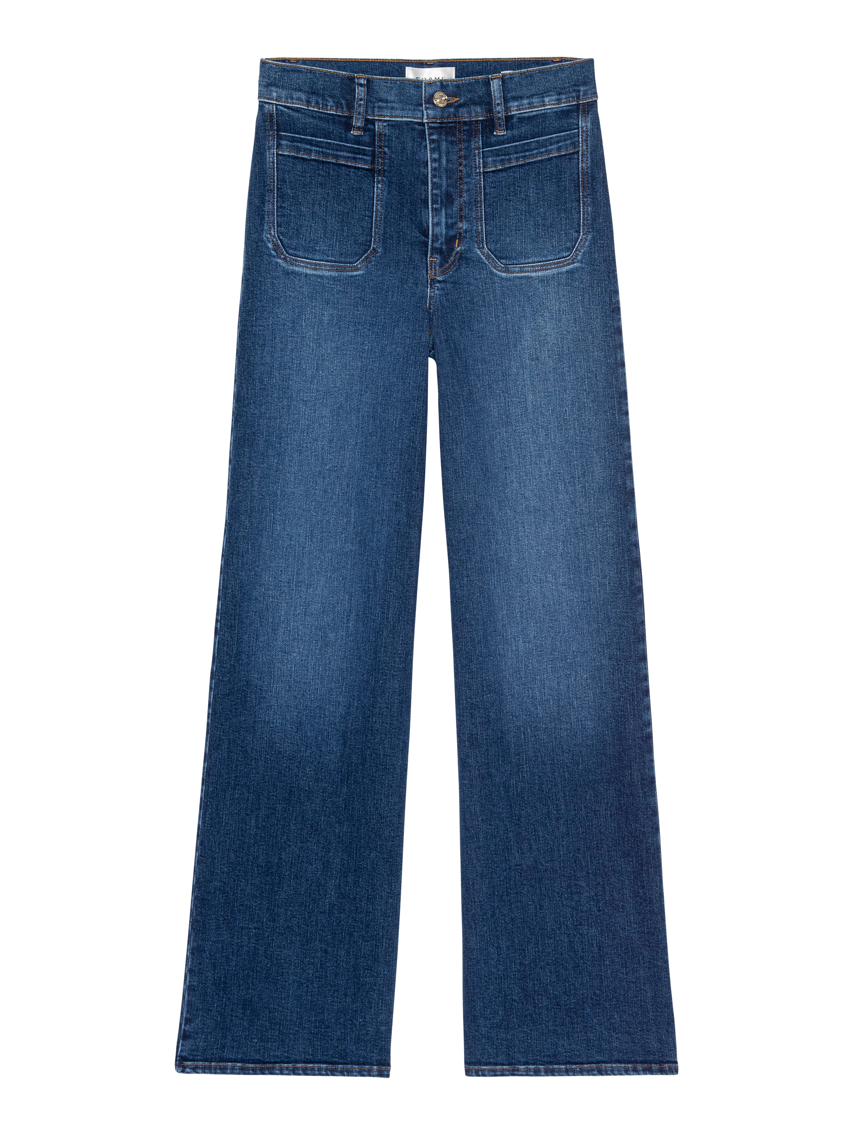 Le Slim Palazzo Modernist Pocket-Pants-Happy on Main