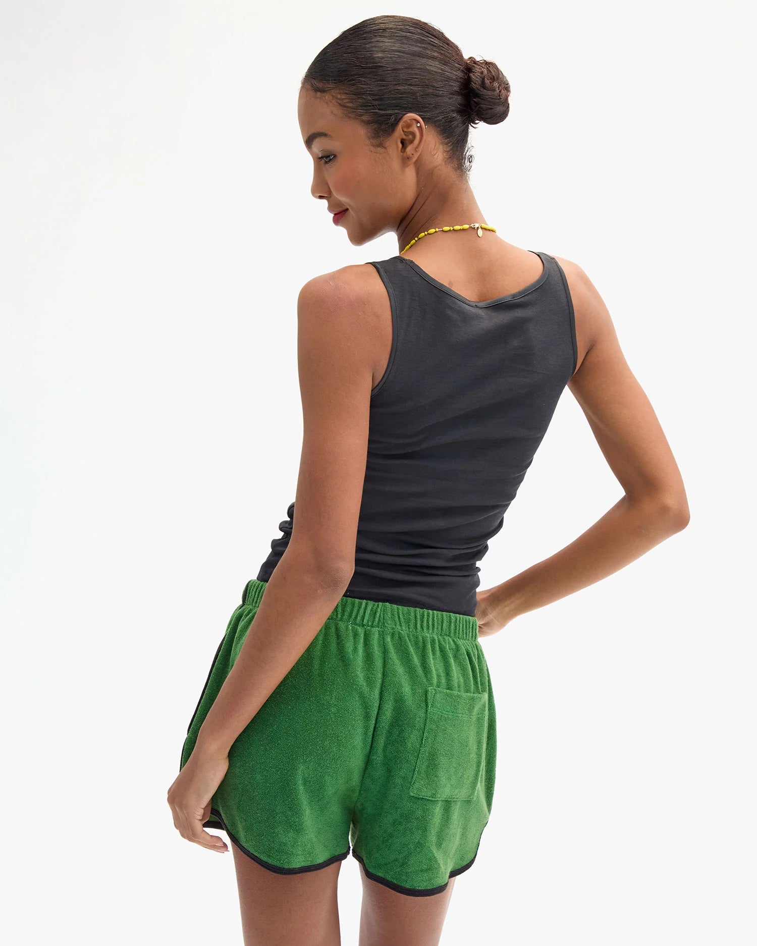 La Plage Shorts - Basil-Clare V.-Happy on Main