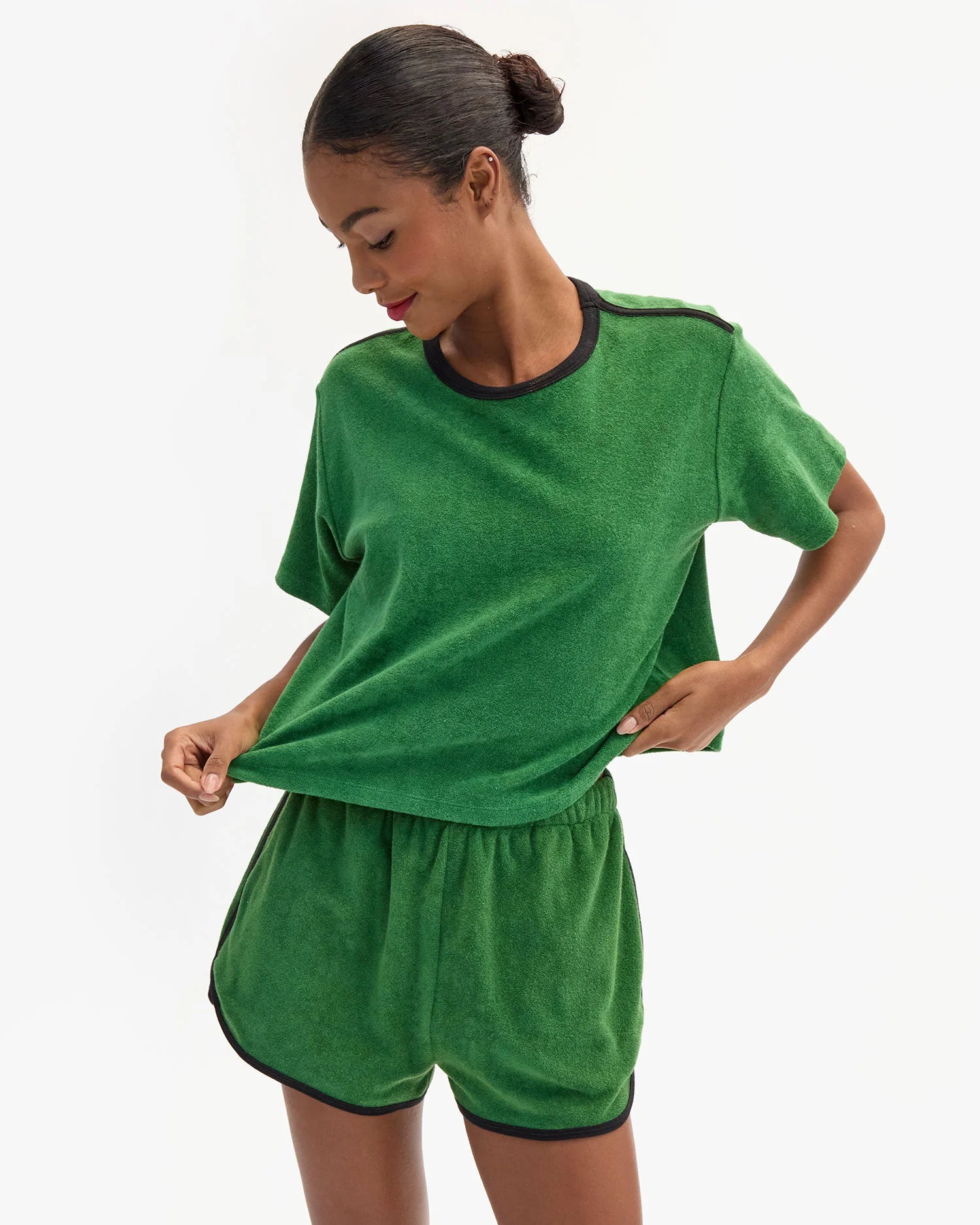 La Plage Tee - Basil-Clare V.-Happy on Main