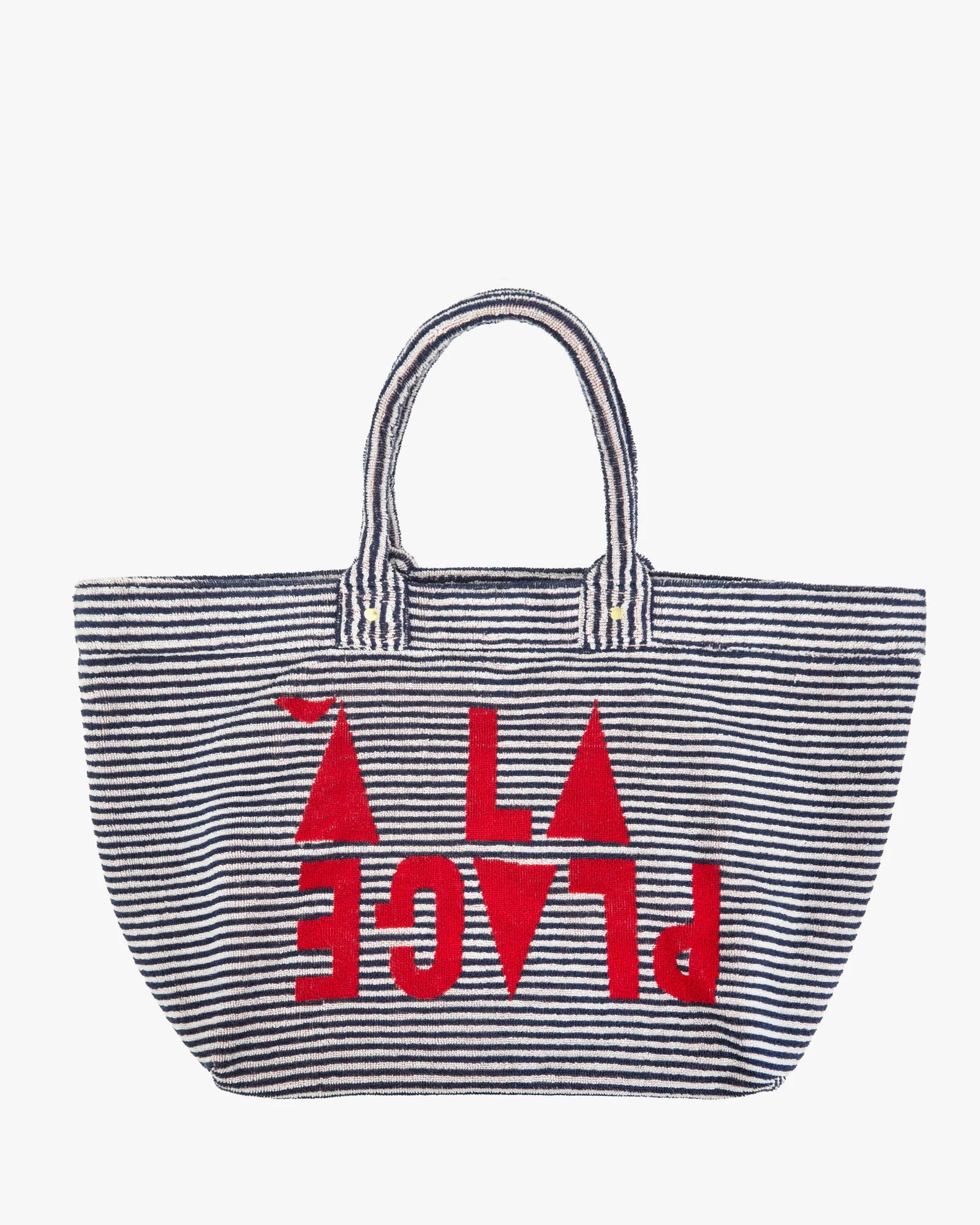 La Plage Tote - Deep Dive/Cream-Clare V.-Happy on Main