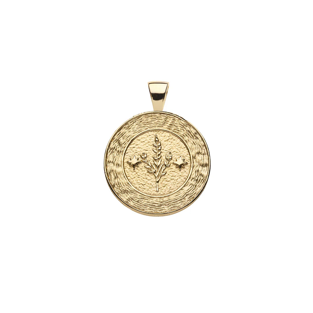 VIRGO JW Small Zodiac Pendant Coin - 16-18" Classic Rolo Chain-Jane Win-Happy on Main