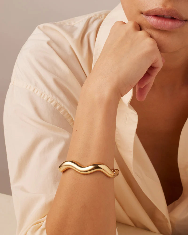 Ola Bangle - Gold-Jenny Bird-Happy on Main