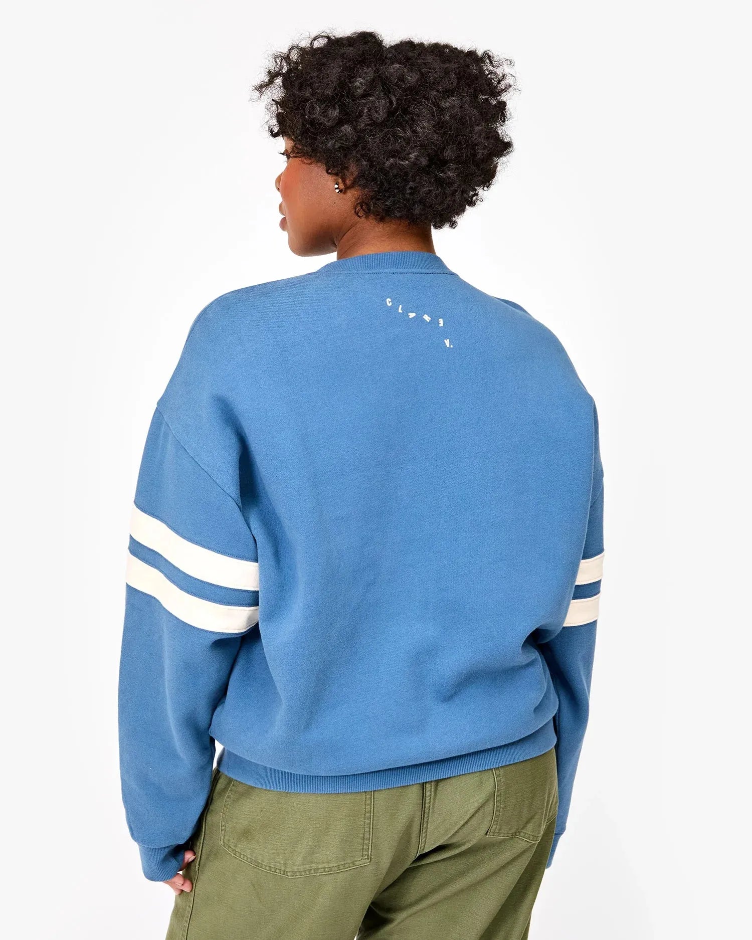 Oversized Varsity Sweatshirt-Sweatshirts-Happy on Main