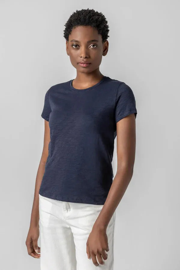 Short Sleeve Crewneck-Casual Tops-Happy on Main