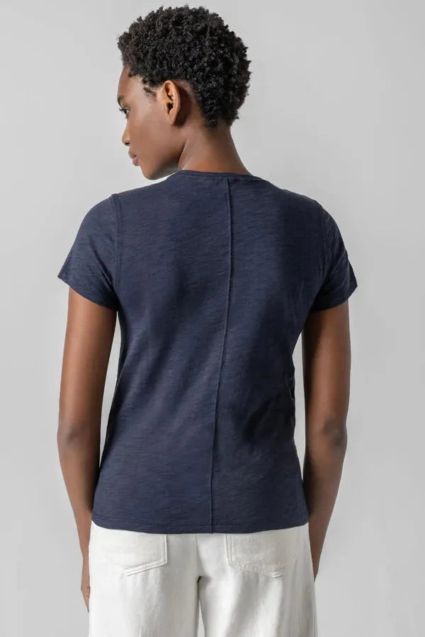 Short Sleeve Crewneck-Casual Tops-Happy on Main