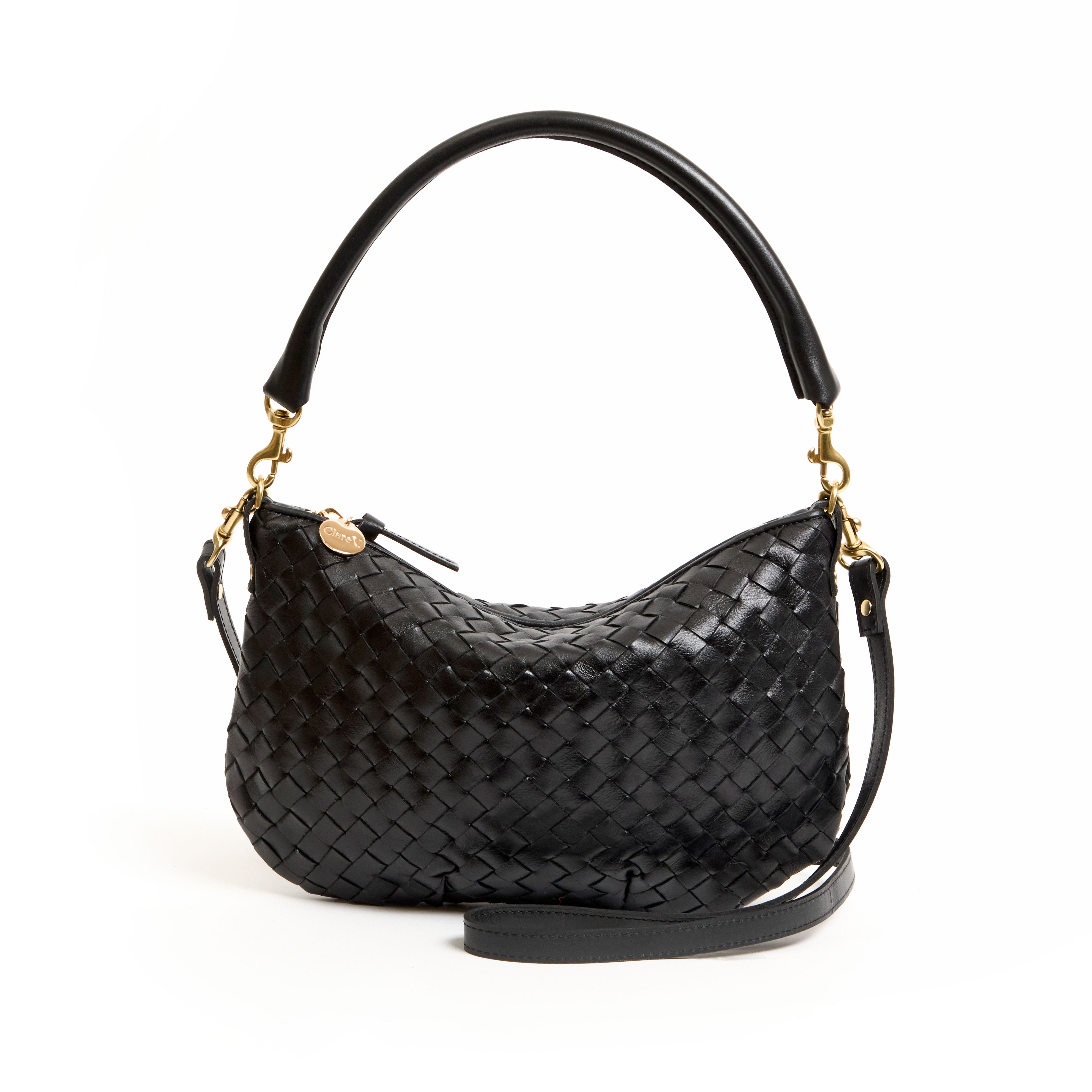 Petit Moyen Messenger-Medium Woven Diagonal-Handbags-Happy on Main