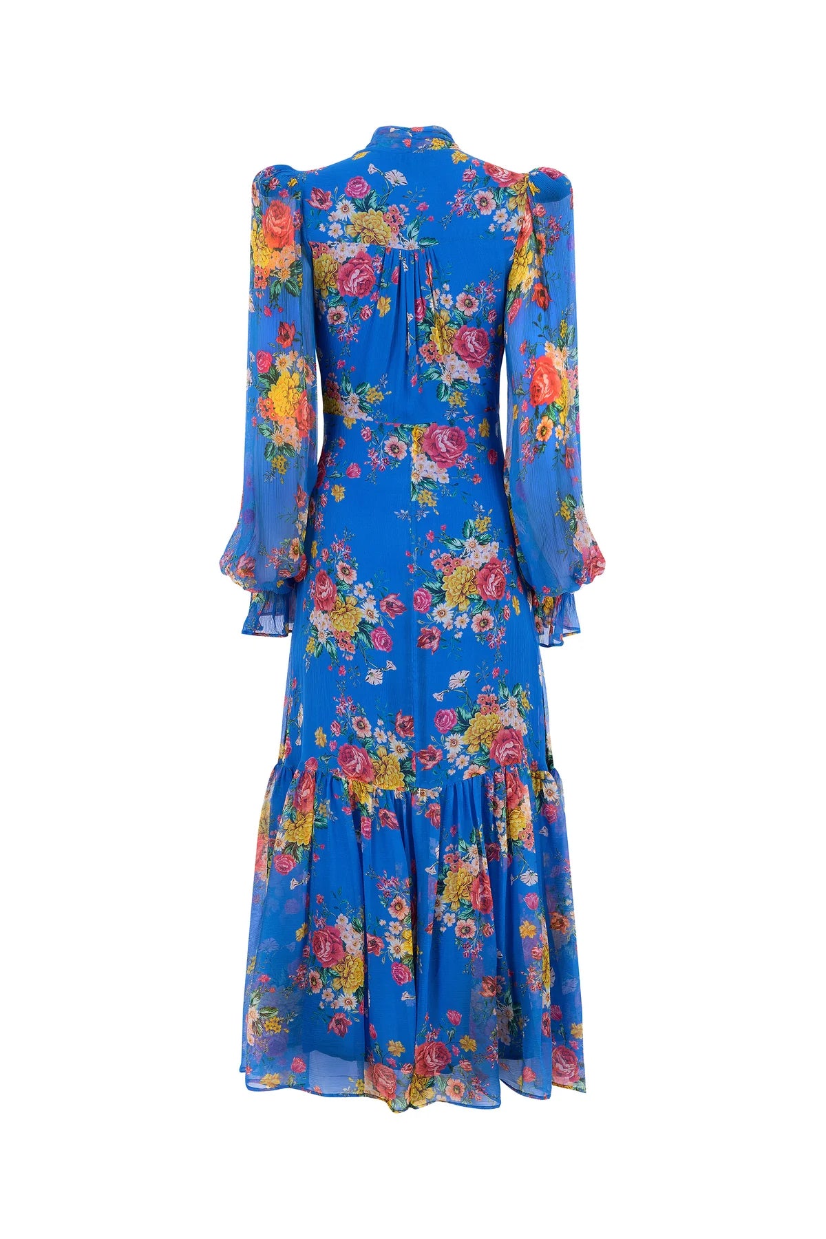 Marnie Dress - Dutch Floral Cobalt-Queens of Archive-Happy on Main