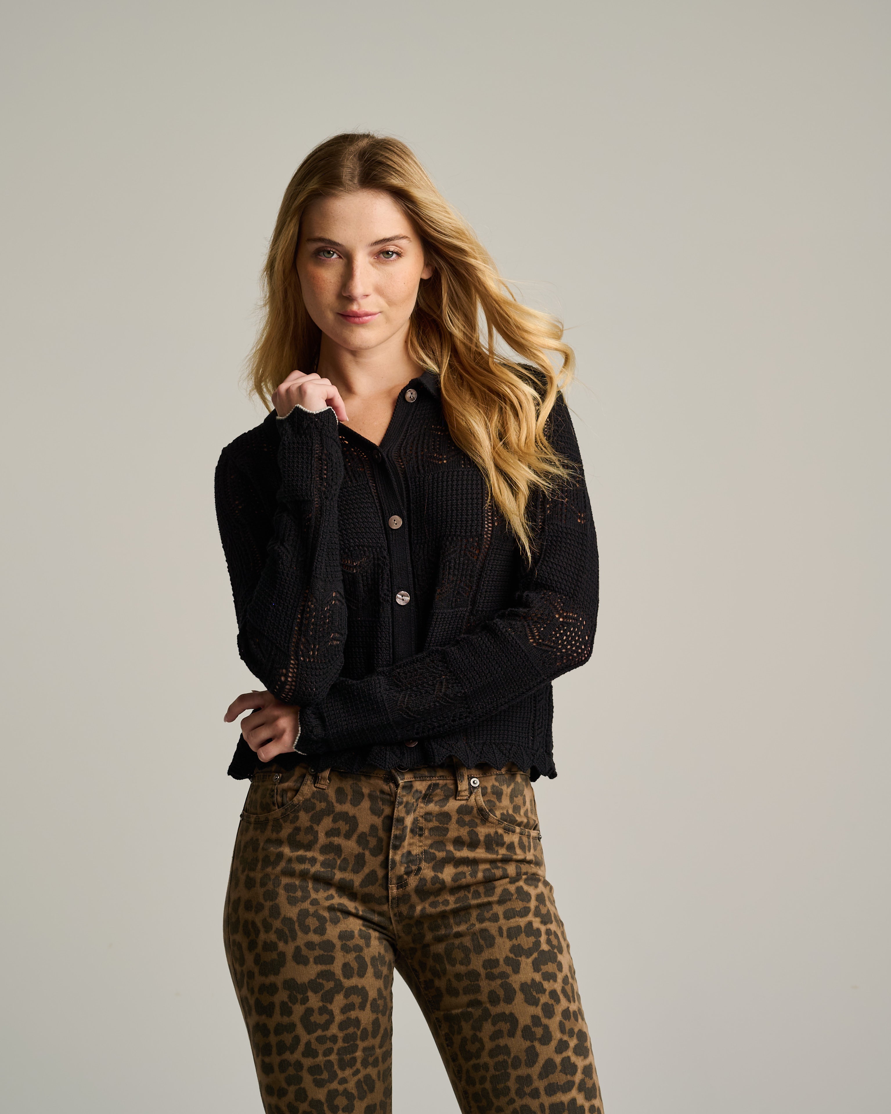 Checkmate Sweater - Black-Lisa Todd-Happy on Main