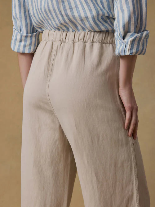 Topanga Drape Pant - Wheaten-Faherty-Happy on Main