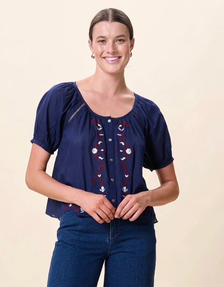 Adeline Blouse-Cleobella-Happy on Main