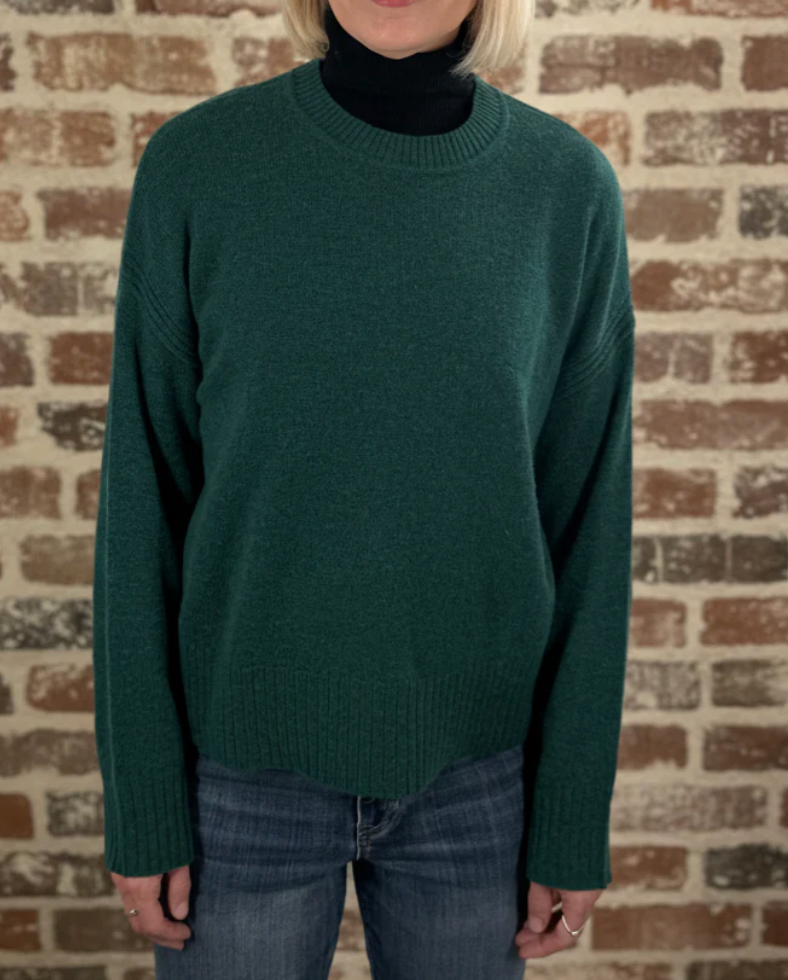 Cashmere Gramercy Boxy Crew-Alashan Cashmere-Happy on Main