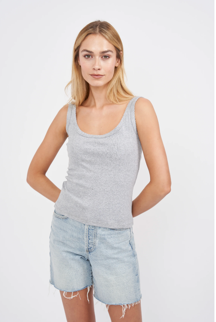 Pointelle Tank-Marea-Happy on Main