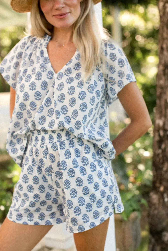 Cecelia Top - Atlantic Bordeaux-Marea-Happy on Main