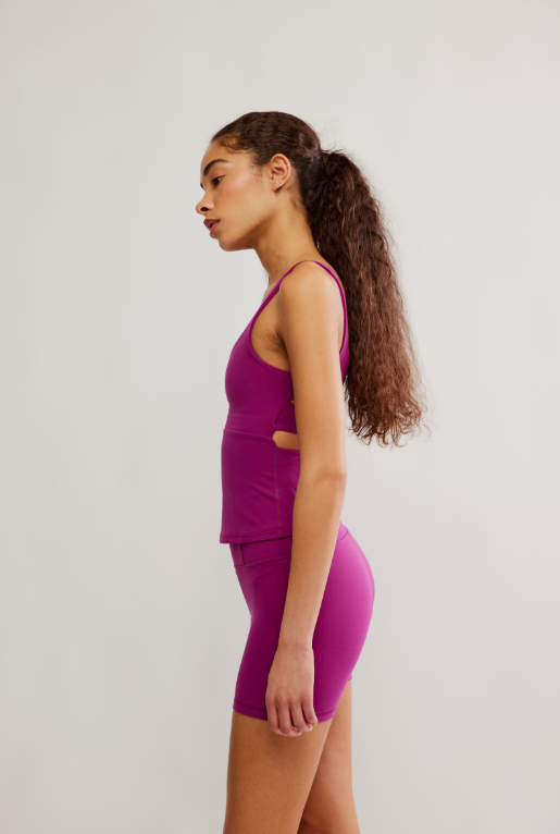 Never Better Long Tank-Athleisure-Happy on Main