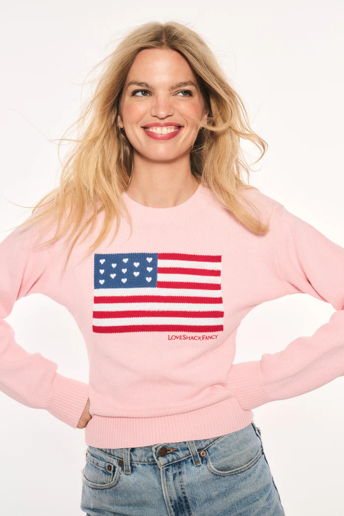 TY Pullover - Blushing Liberty-LoveShackFancy-Happy on Main
