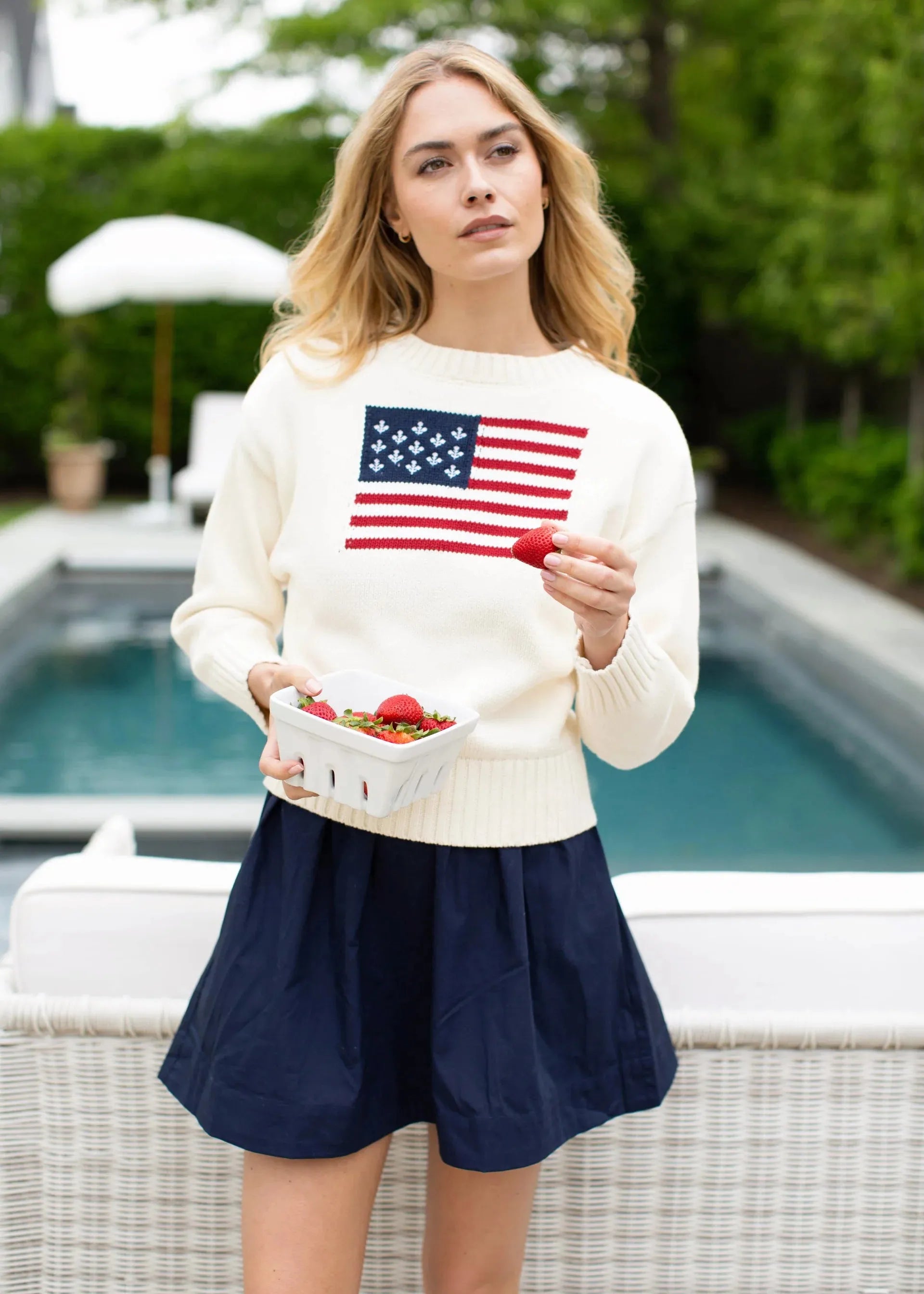 Marea Flag Sweater-Core Sweaters-Happy on Main