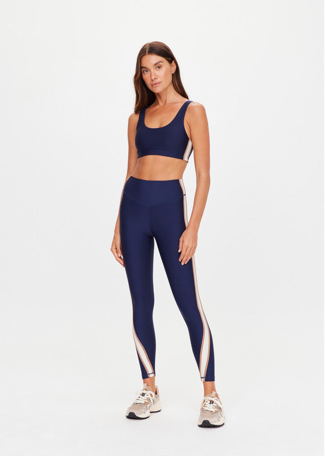 Toscan 25in High Midi Pant - Navy-The Upside-Happy on Main