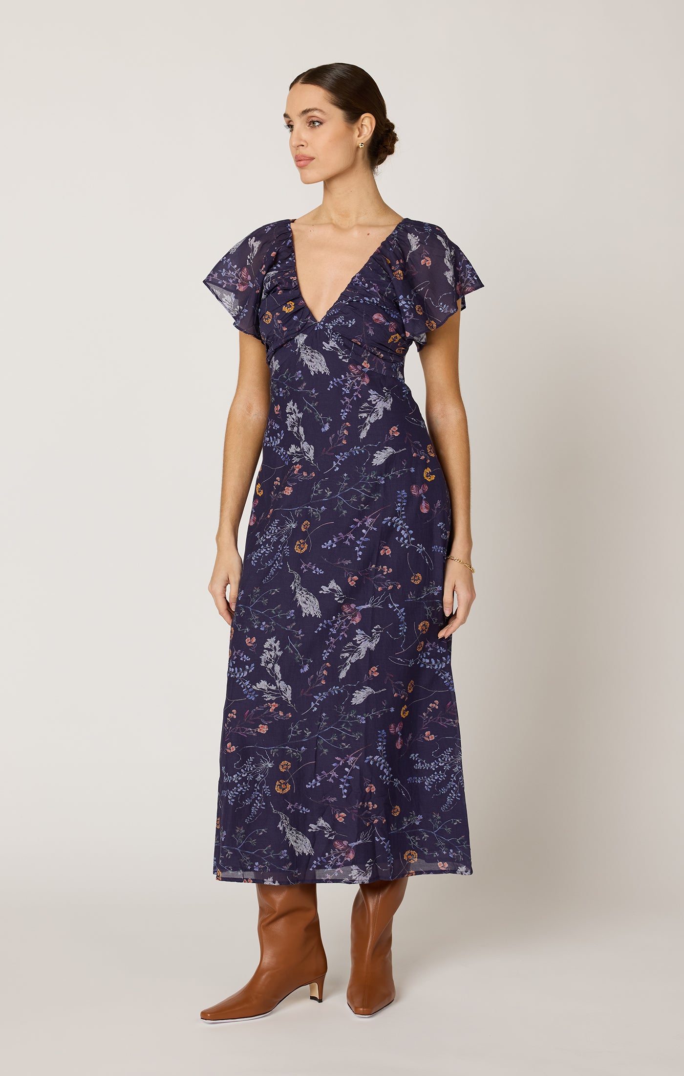 Victoria Midi Dress-Dressy Dresses-Happy on Main