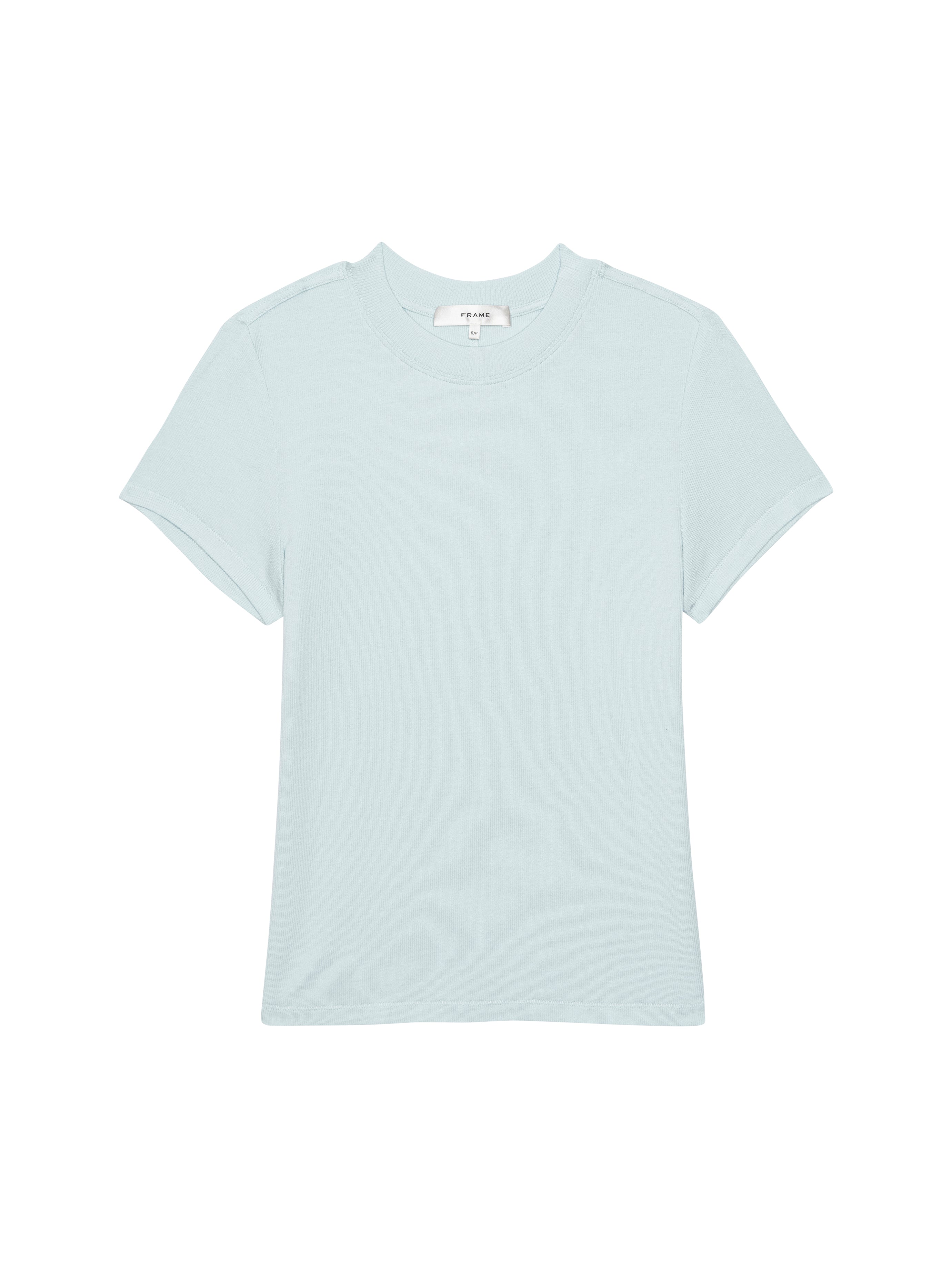 The Rib Baby Tee - Sky Blue-Frame-Happy on Main