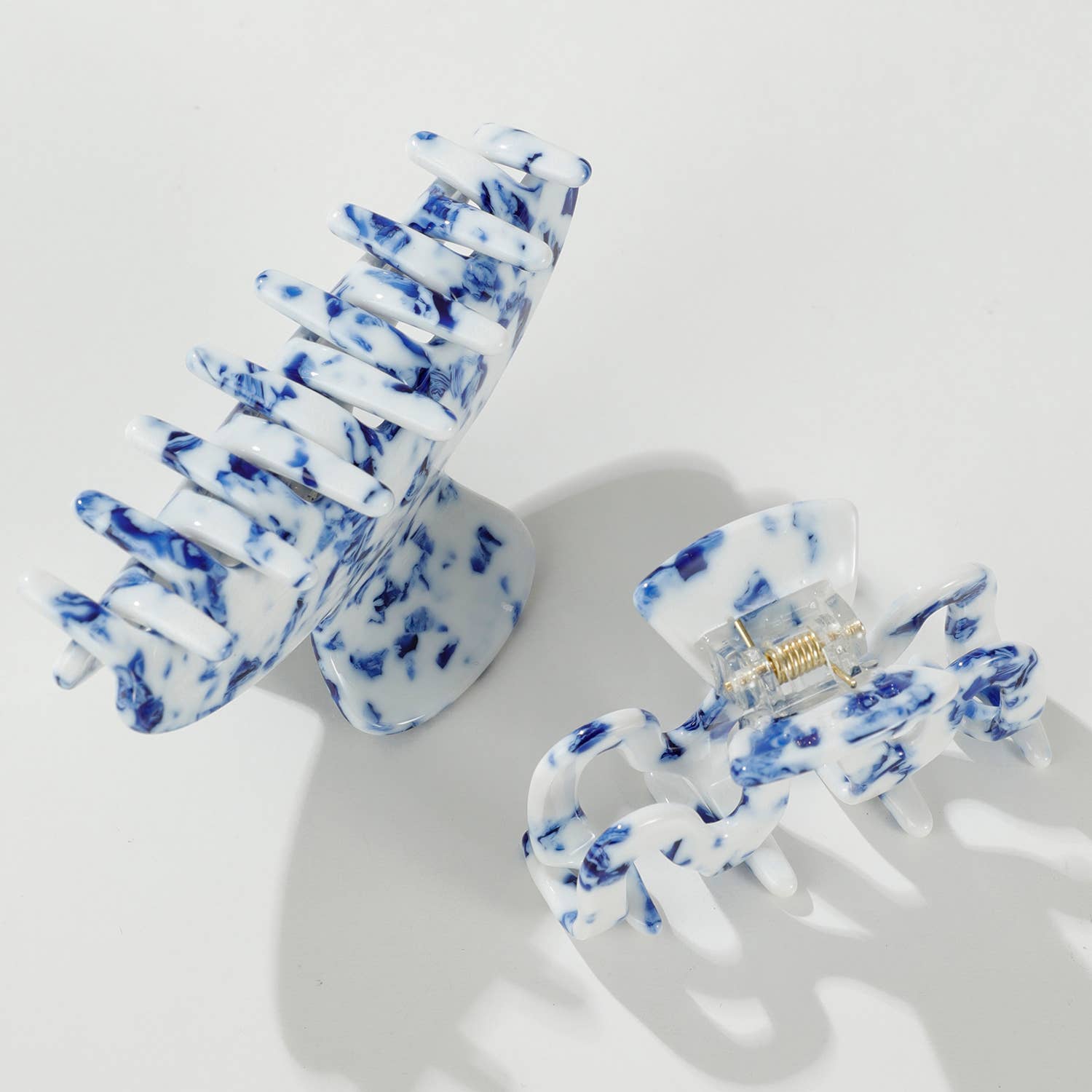 Coastal Blue S/M | Assorted Small/Medium Claw Clips-Misc Accessories-Happy on Main