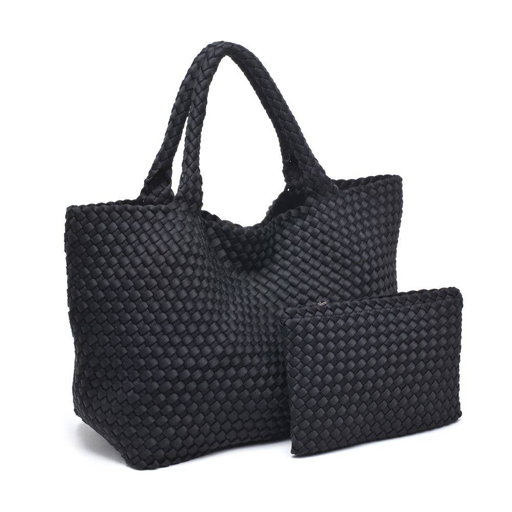 Sky's The Limit - Large Woven Neoprene Tote-Handbags-Happy on Main