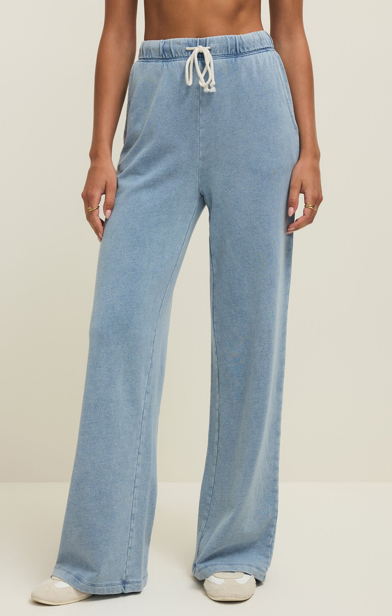 Hunter Knit Denim Pant-Z Supply-Happy on Main