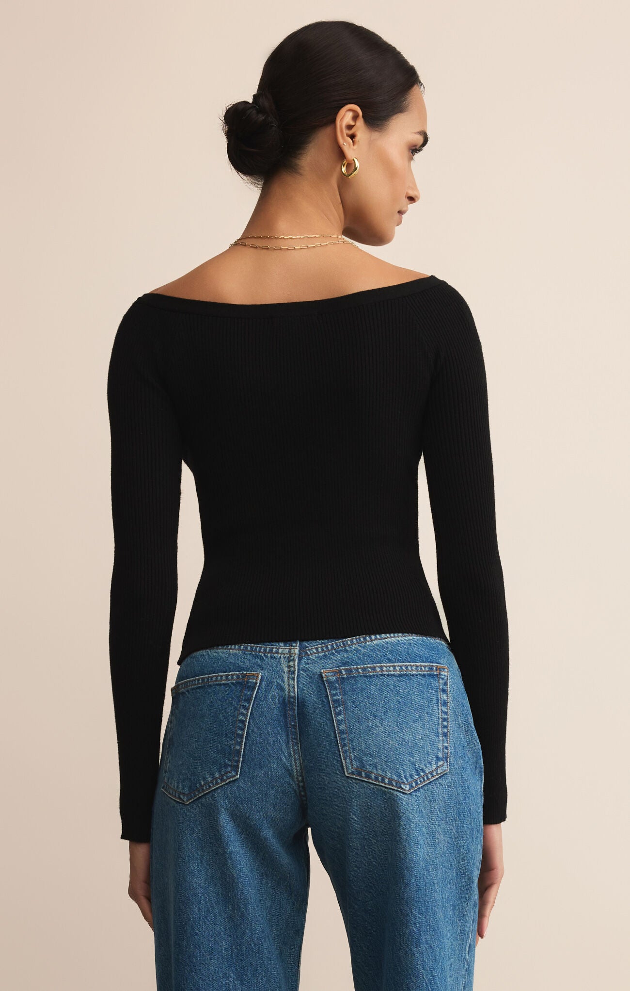 Jovy Sweater Top-Casual Tops-Happy on Main