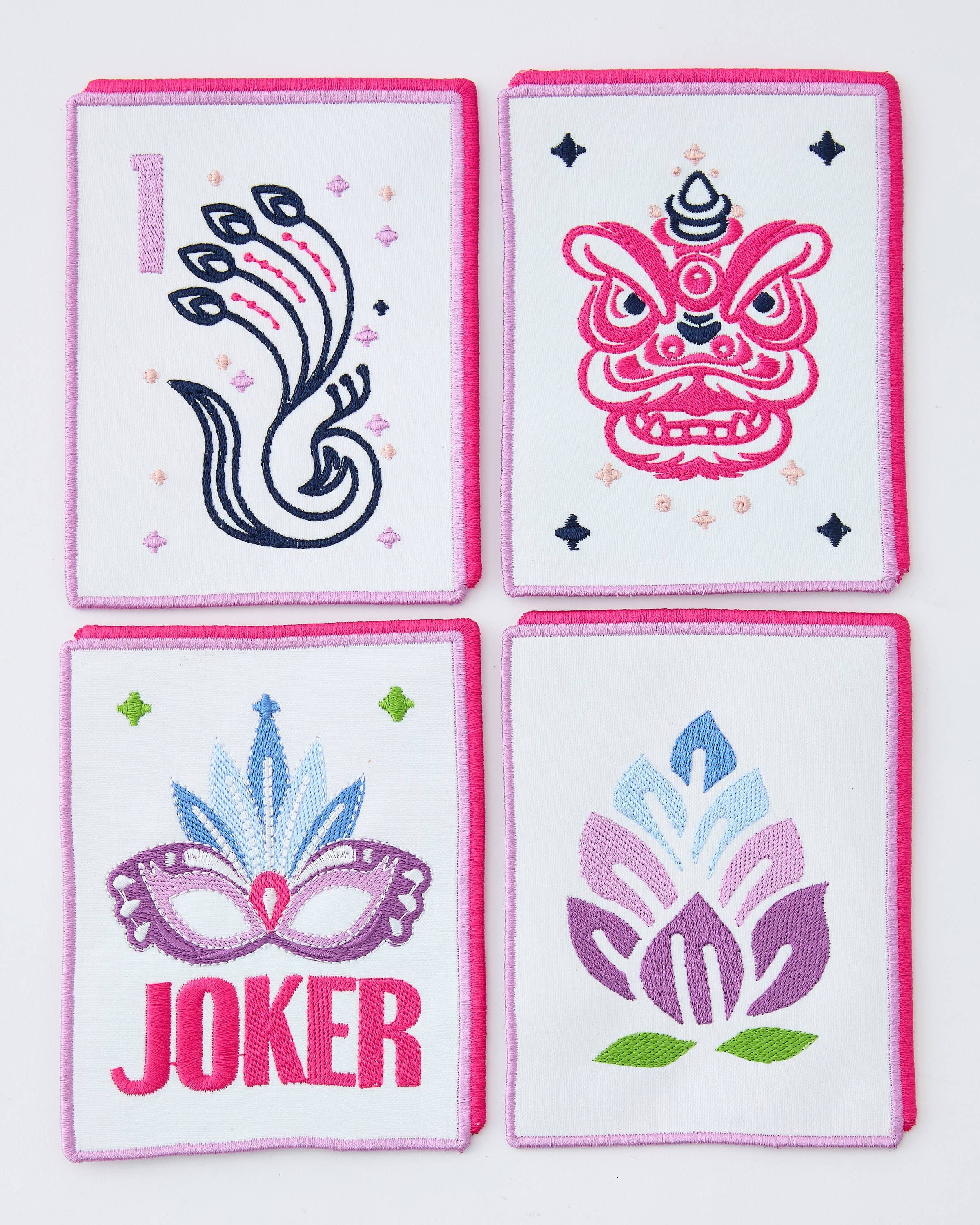 Oh My Mahjong Tile Cocktail Napkins-Oh My Mahjong-Happy on Main