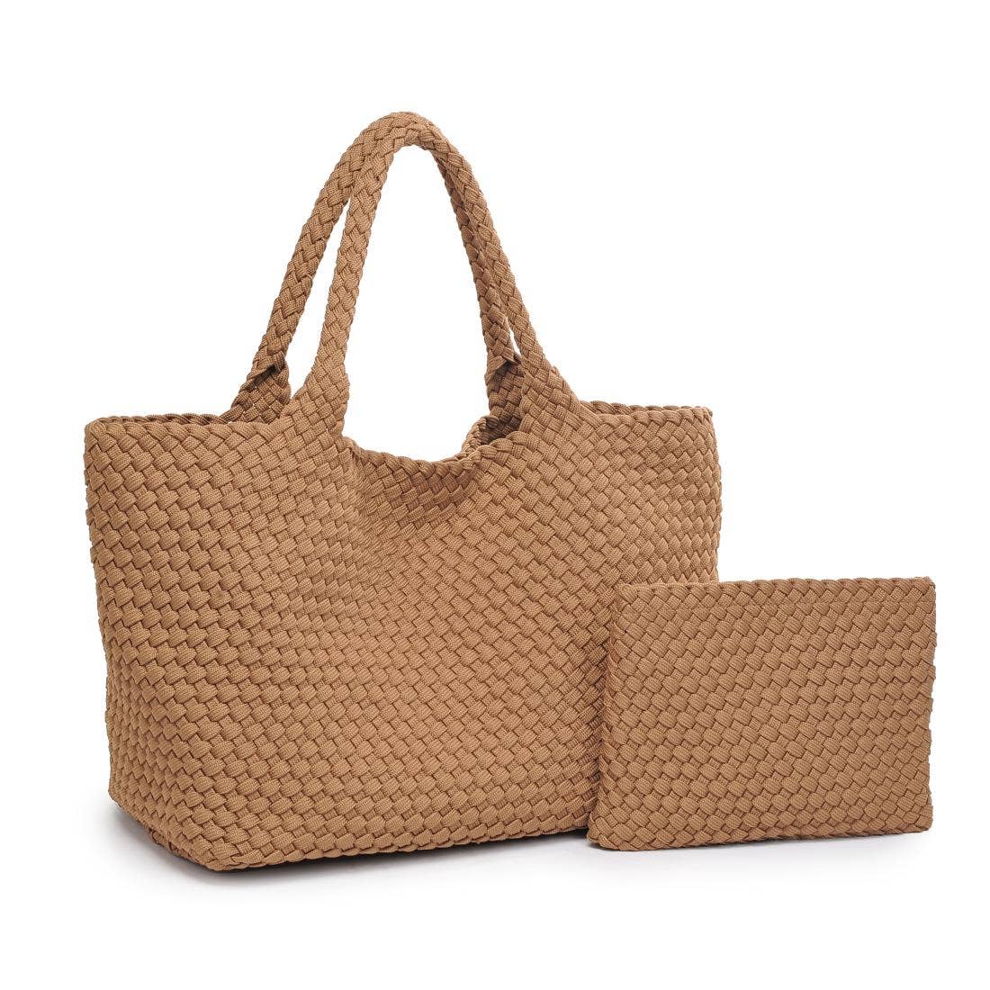 Sky's The Limit - Large Laced Up Eco-Edition Tote-Handbags-Happy on Main