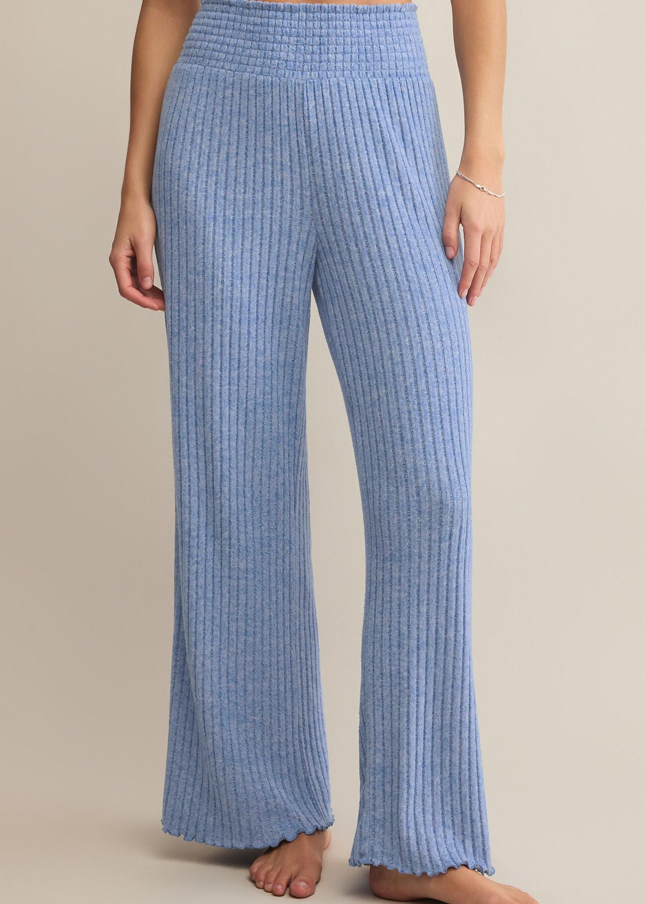 Dawn Smocked Rib Pant-Athleisure-Happy on Main