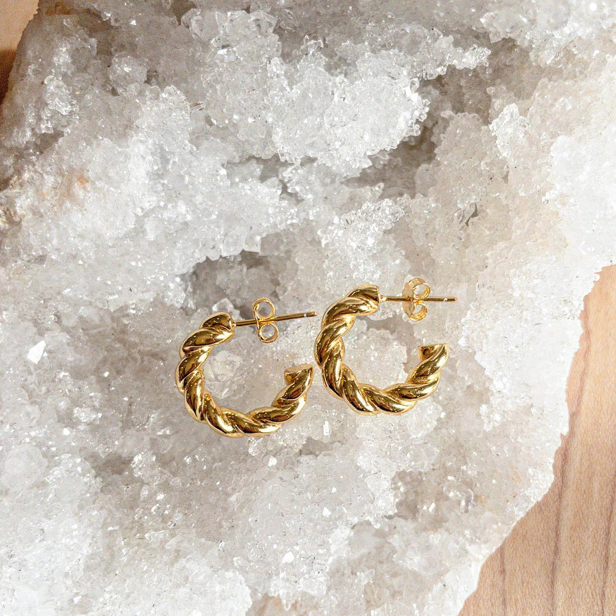 Braided Hoops-Everyday Jewelry-Happy on Main