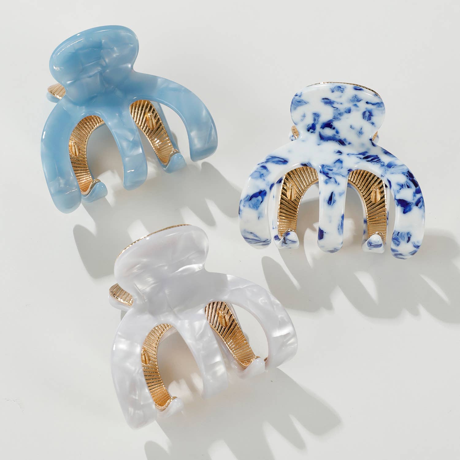 Jade Coastal | Small Octopus Metal Claw Clip-Misc Accessories-Happy on Main