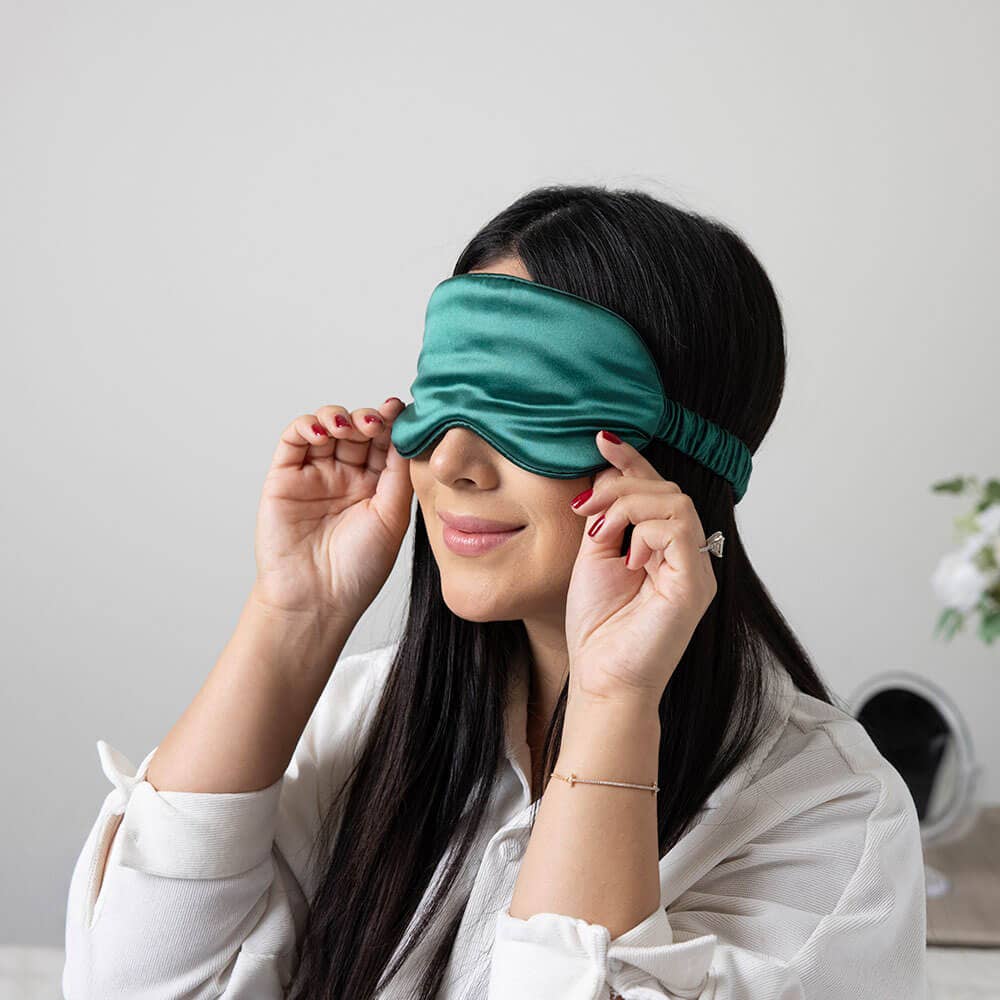 Sleep Mask - Emerald-Beauty + Wellness-Happy on Main