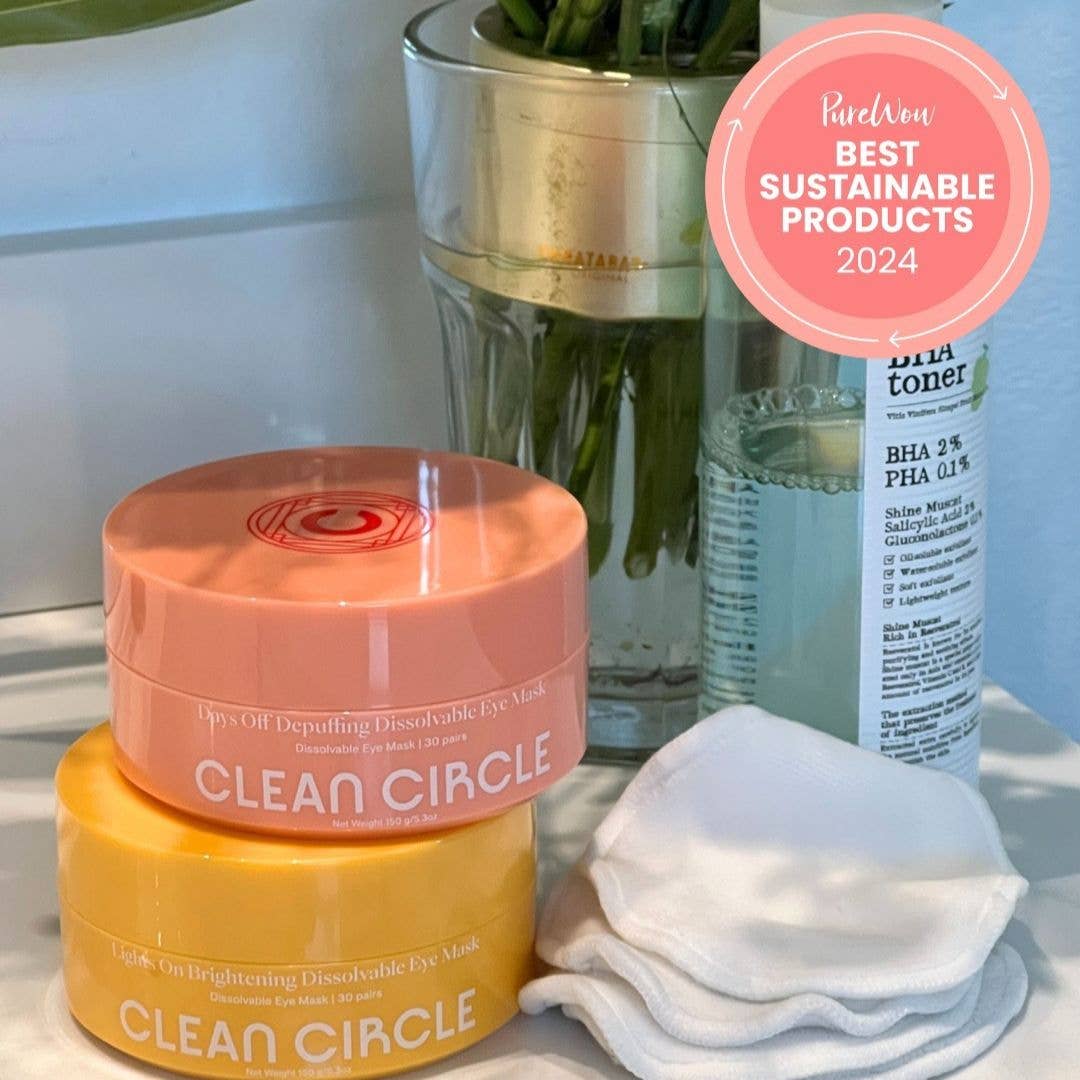 Brightening Eye Mask w/ Red Algae & Vitamin C - Zero Waste-Beauty + Wellness-Happy on Main