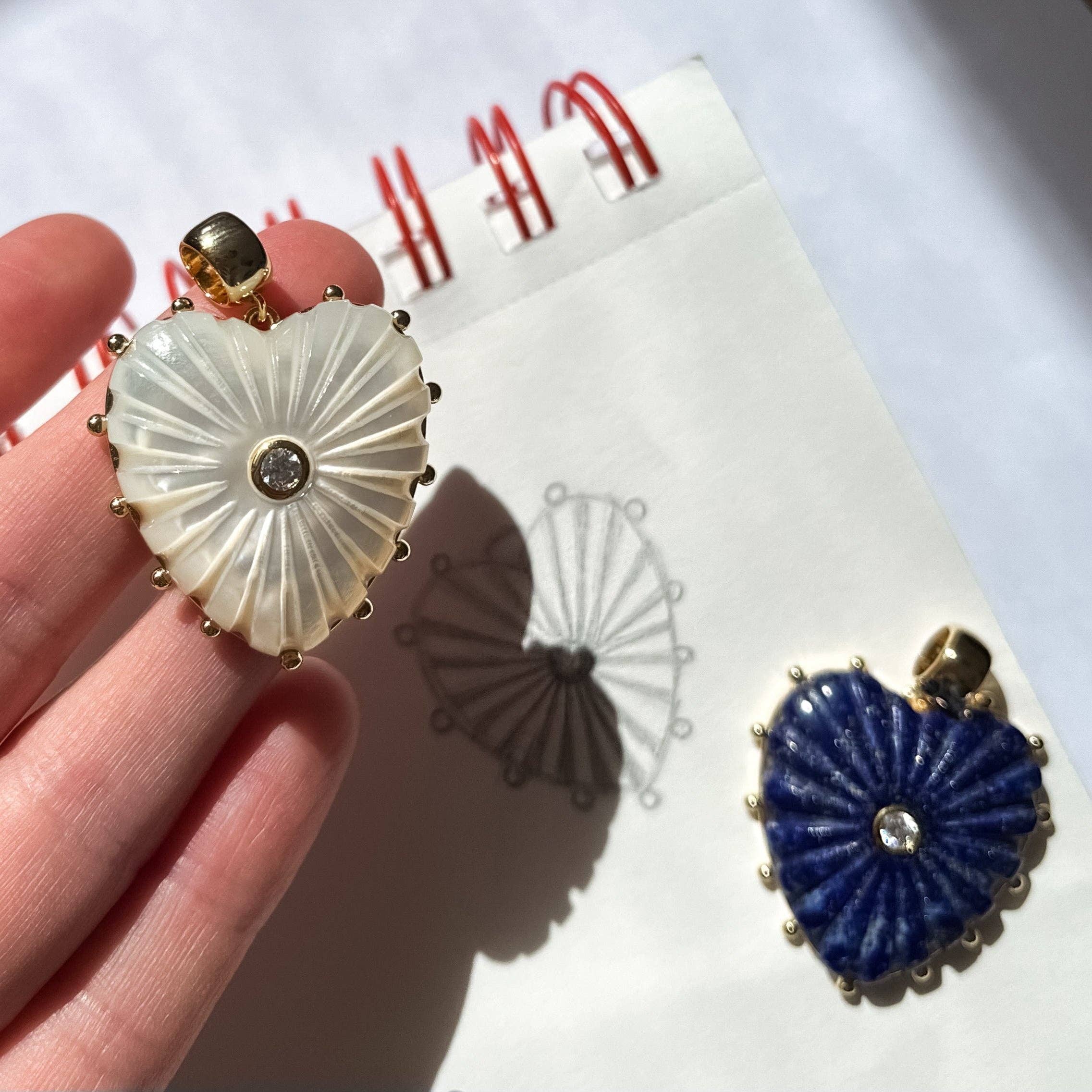 Malene Mother Of Pearl Rope Necklace-THATCH-Happy on Main