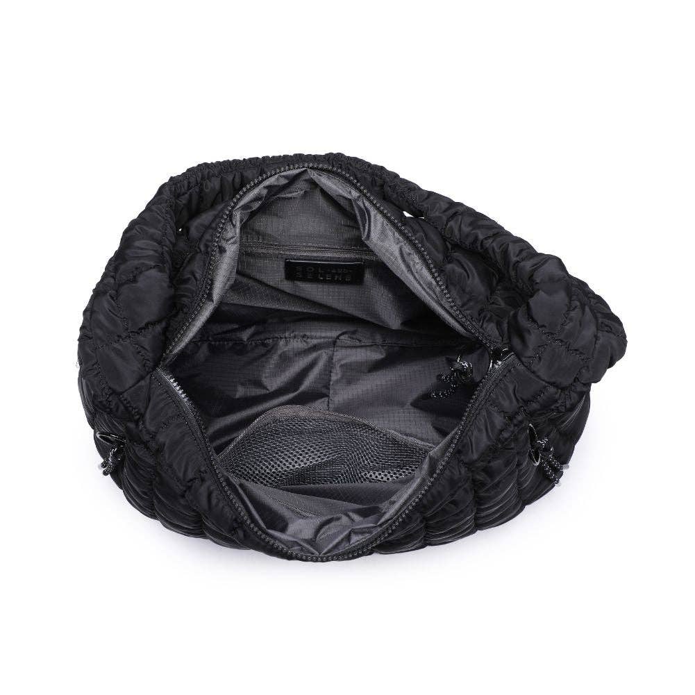 Revive - Quilted Puffer Nylon Hobo-Handbags-Happy on Main